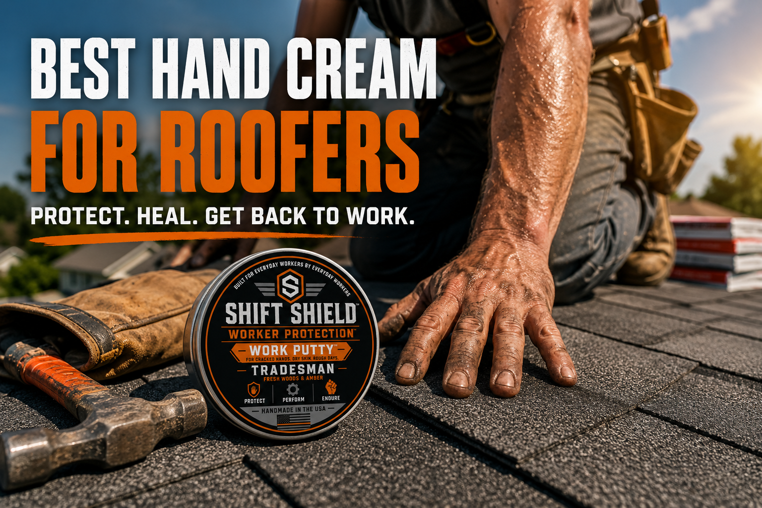 Best Hand Cream for Roofers (2026): Protect Your Hands From Heat, Asphalt & Dry Skin