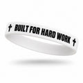 White Shift Shield bracelet — Built for Hard Work side